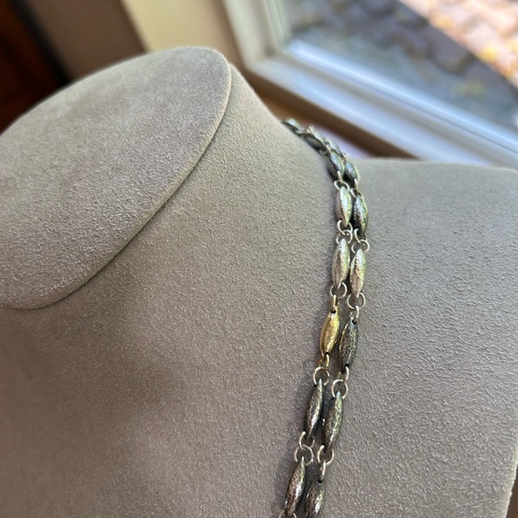 Gurhan Sterling Silver Layered with 24K Gold Necklace - Picture 4 of 8